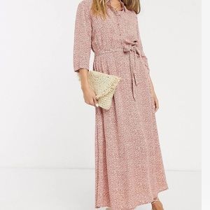 Womens midi button up dress